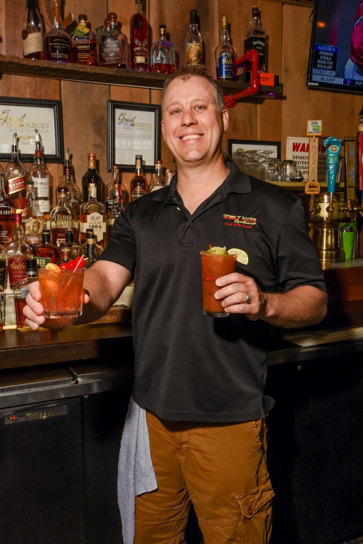 Wobbly Boots Bartender
